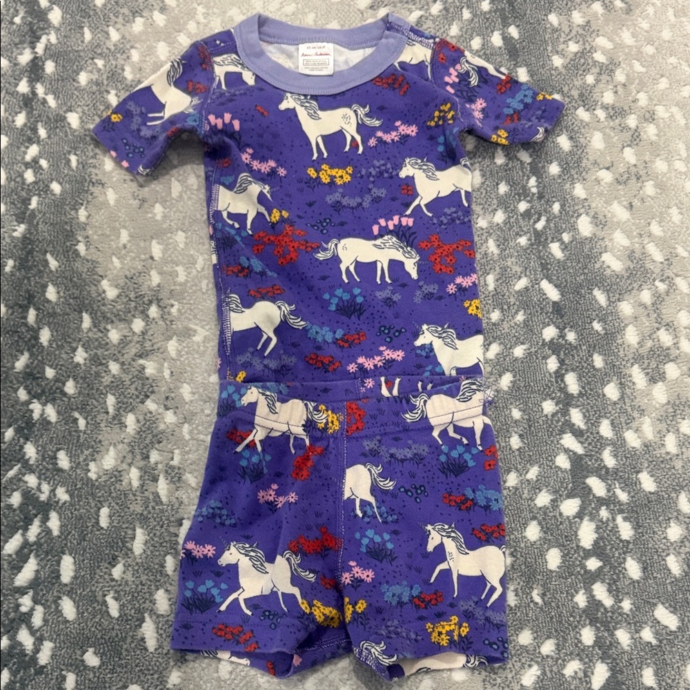 Hanna Andersson Unicorn Dreams Kids Pajamas - Purple